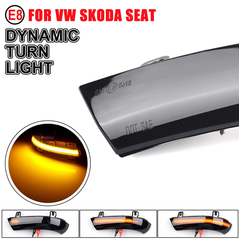 LED Dynamische Blinker Licht Für VW Passat B6 GOLF5 Jetta MK5 Passat – Bild 2