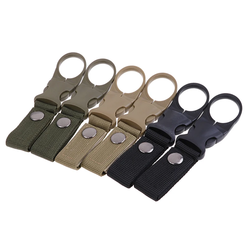 Wasser Flasche Halter Klettern Karabiner Gürtel Rucksack (2 Stück) – Bild 3
