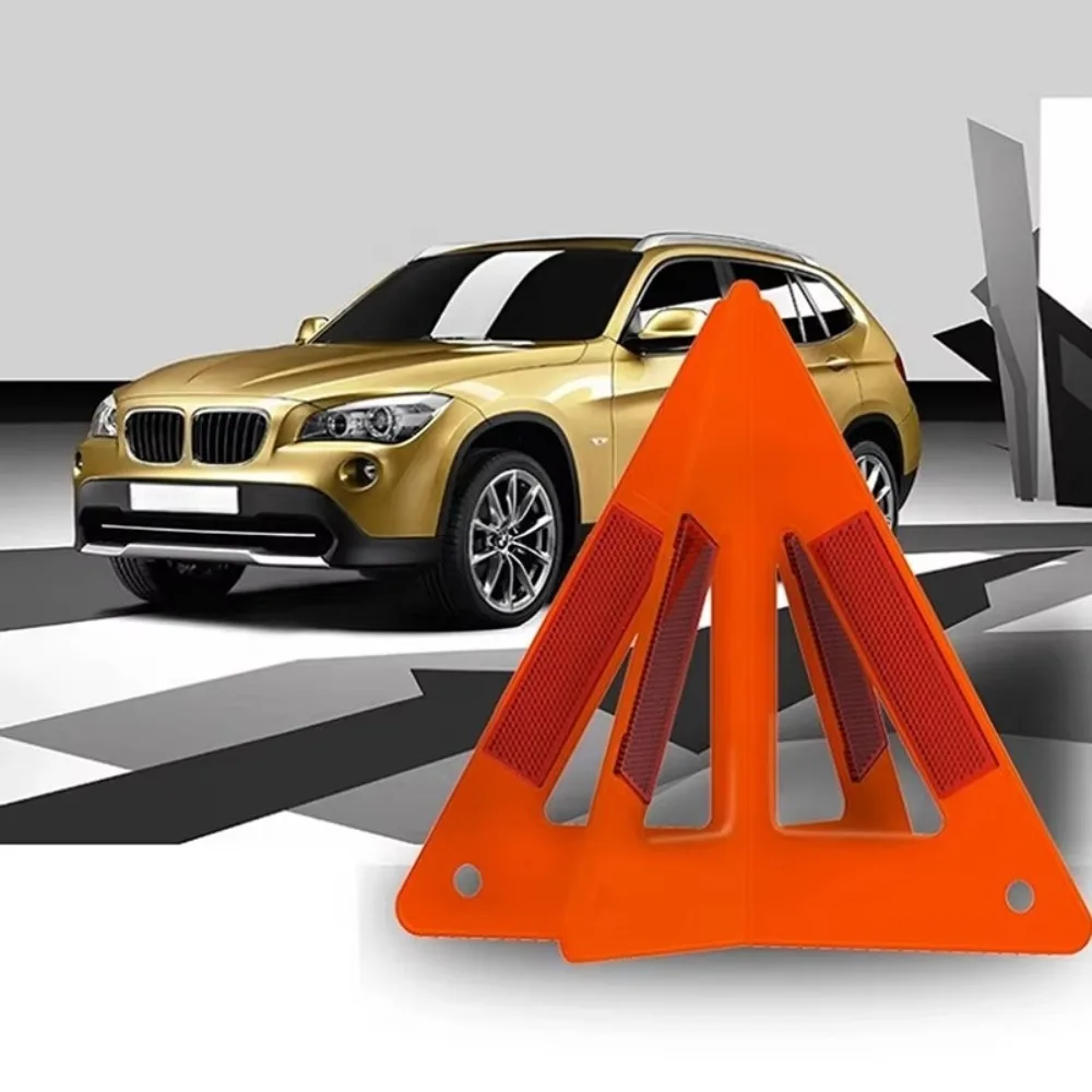 Reflektierende Auto Notfall Warnung Dreieck Faltbare Sicherheit Verkehrs Warnzeichen Tragbare Rote Autos Stop