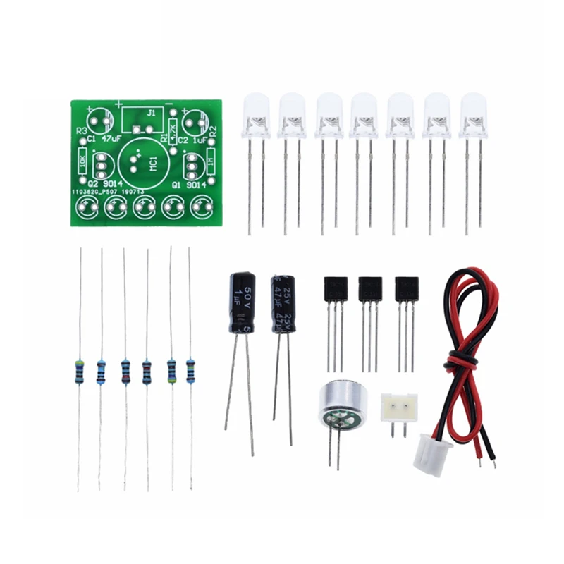Elektronisches lustiges Kit, Sprachsteuerung, Melodie-Lampe – Bild 6