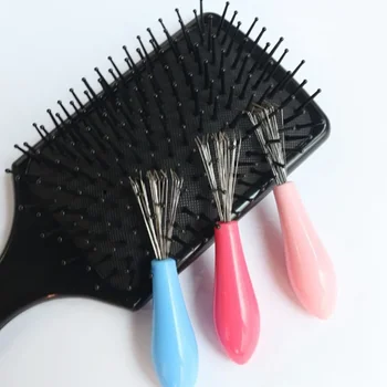 Kamm Haar Pinsel Reiniger Kunststoff Griff Reinigung Pinsel Entferner Eingebettet Schönheit Werkzeuge
