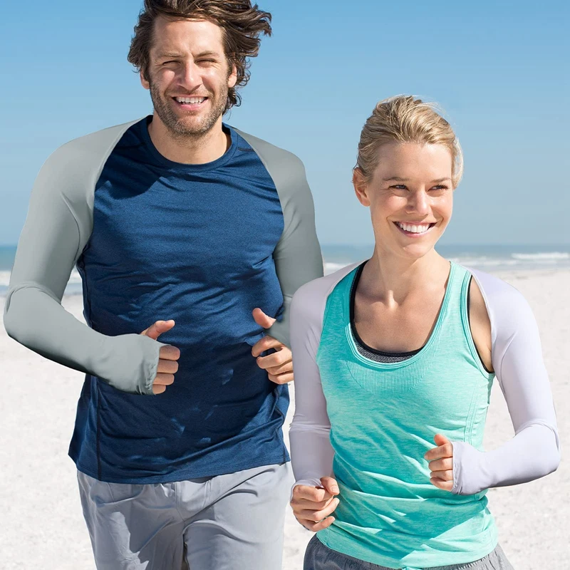 1 Paar kühlende Schal-Armstulpen, Sonnenschutz für Damen und Herren – Bild 5