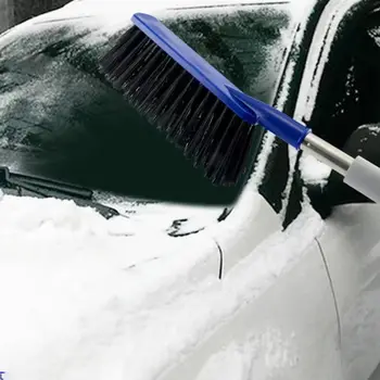 Tragbare Abnehmbare Auto-Schneeschaufel 2-in-1 Hocheffiziente Auto-Eiskratzer Multifunktionale Kraftsparende