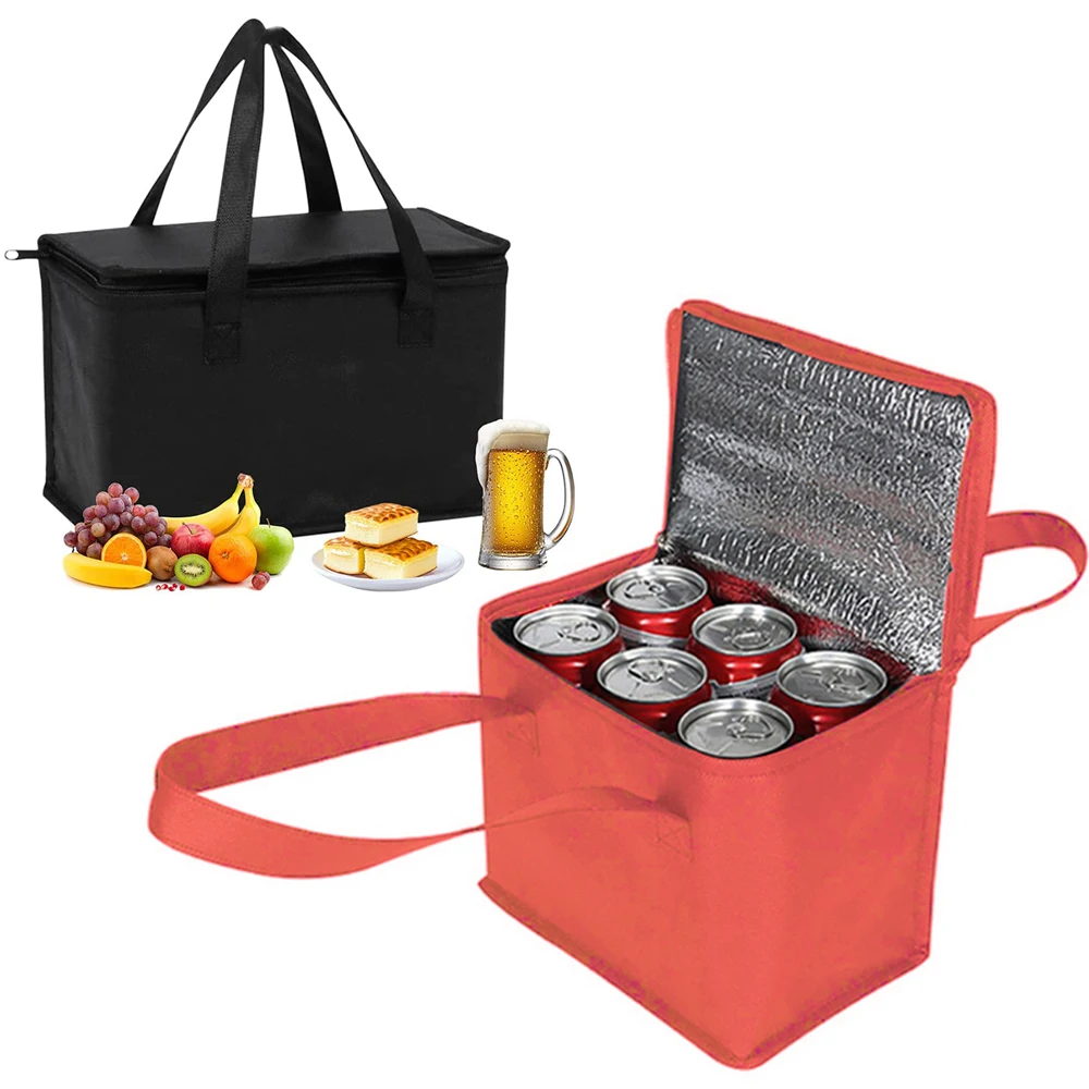 Tragbare Lunch-Kühltasche, zusammenklappbar, isoliert, für Picknick – Bild 4