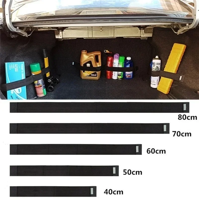 Auto Stamm Organizer Elastische Befestigungs Gürtel Lagerung Tasche – Bild 5