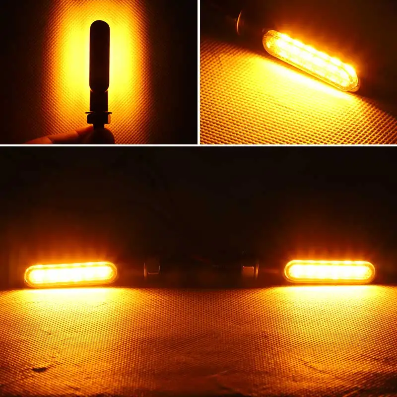 8mm Mini LED Motorrad Blinker Anzeigeleuchte Blinkerleuchte Clignotant – Bild 2
