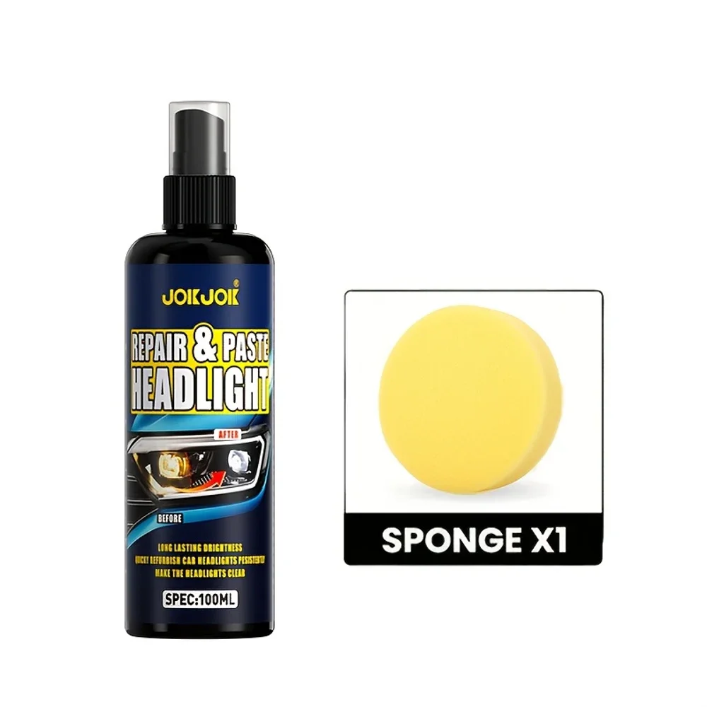 100-ml-Autoscheinwerfer-Restaurierungsspray - effiziente Reparatur und Politur, langanhaltende Klarheit, ideal