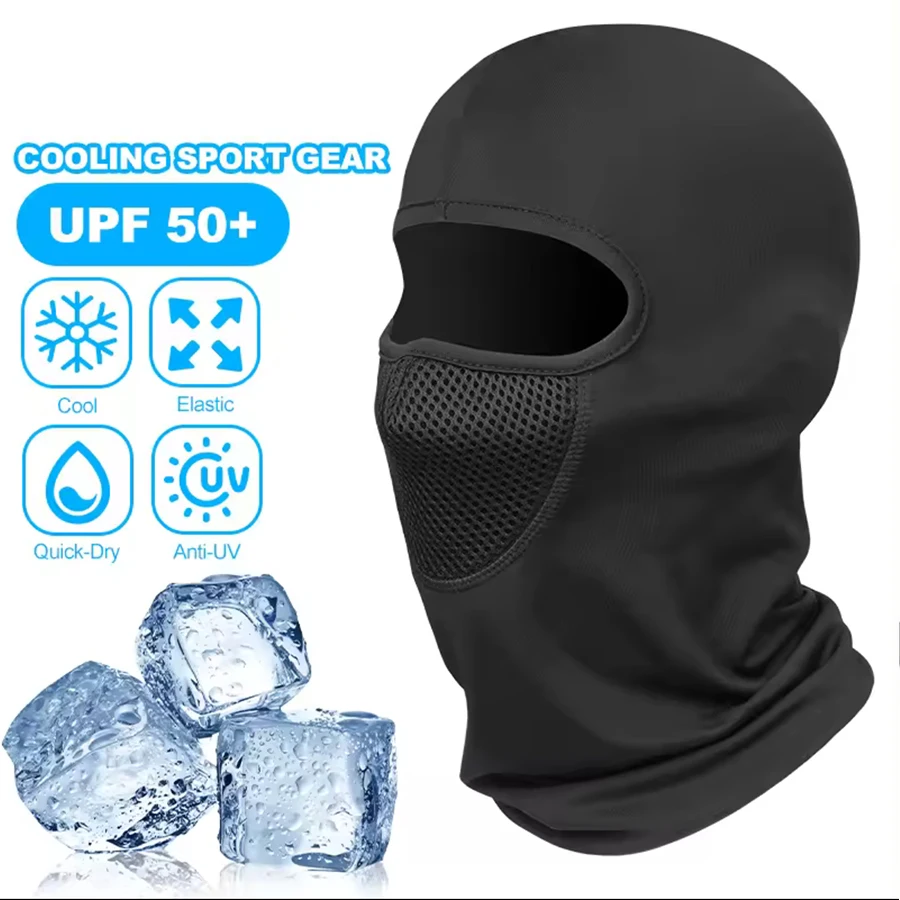 Motorrad-Reitmaske, Windschutz und Wärme, atmungsaktiv, Vollgesichtsmaske, Sturmhaube, Mütze, Schal, Kapuze