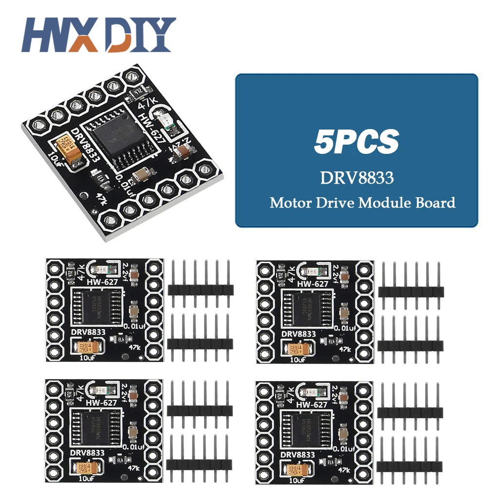 DRV8833 Motor Drive Modul 1,5 A Dual H Brücke DC Getriebe Motor Fahrer Controller Board DIY Kit