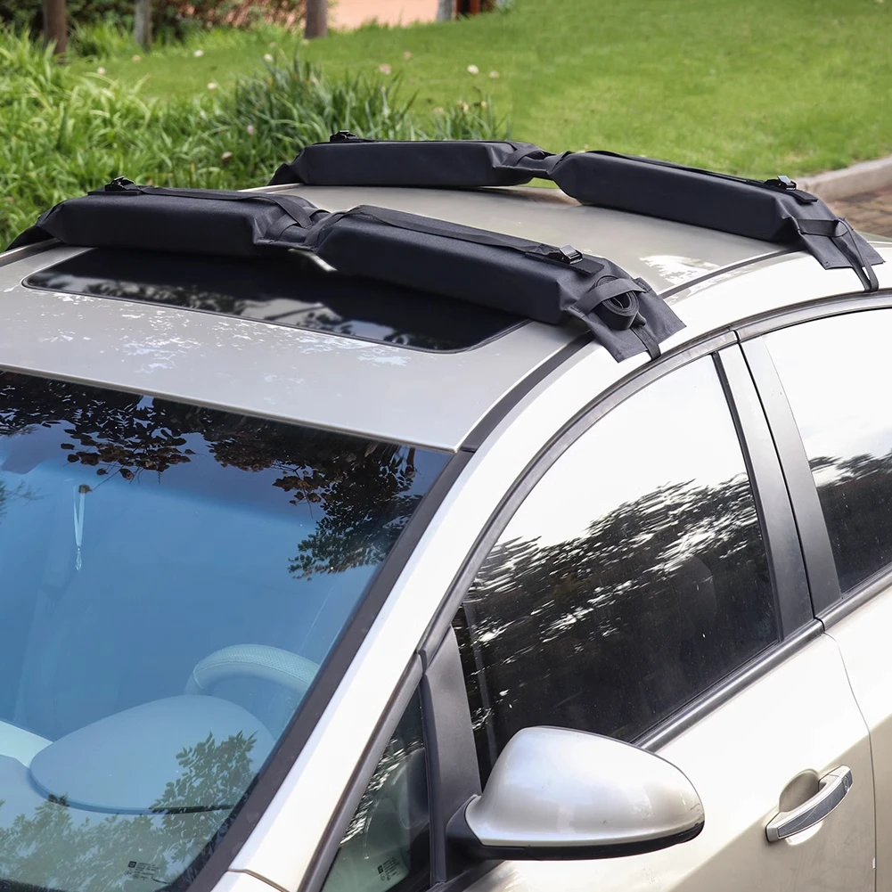 Universeller, gepolsterter, weicher Auto-Dachträger, Querträger, platzsparender Schutz, Gepäckträger