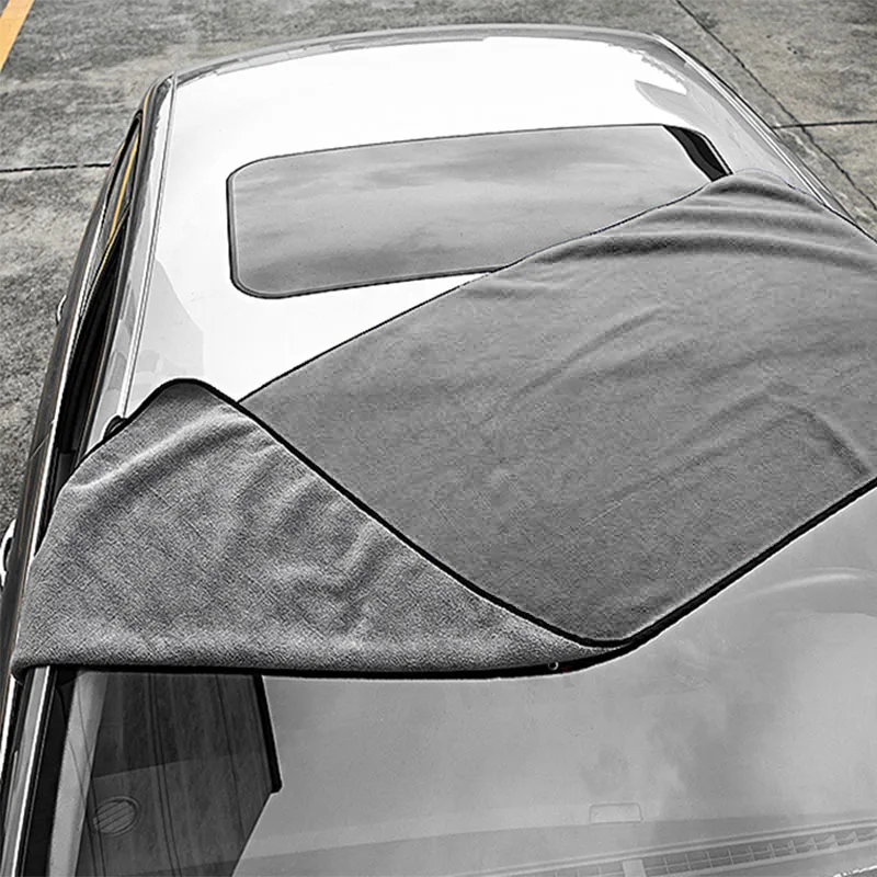 Mikrofaser-Autowaschtuch, 100 x 40 cm, 75 x 35 cm, super saugfähiges – Bild 5