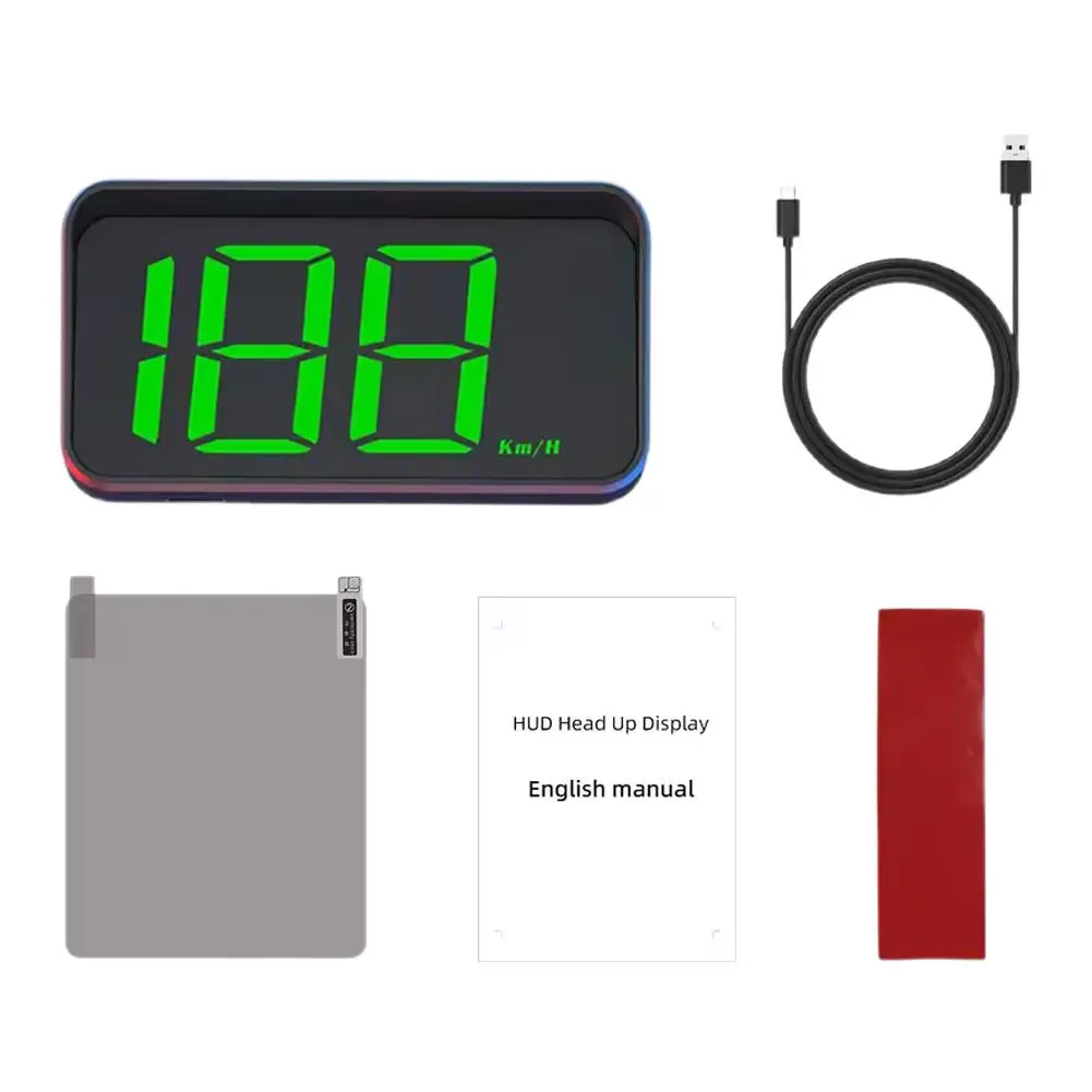 M2 Head Up Display Auto Universal Tachometer KMH/MPH HUD USB Kabel Plug & Play GPS & Beidou Dual Satellite