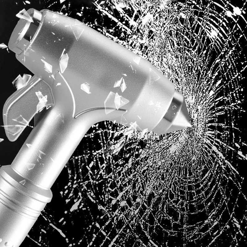 Auto-Sicherheitshammer, Auto-Fensterbrecher, Notfallhammer, Sicherheitsgurtschneider, geeignet für Auto