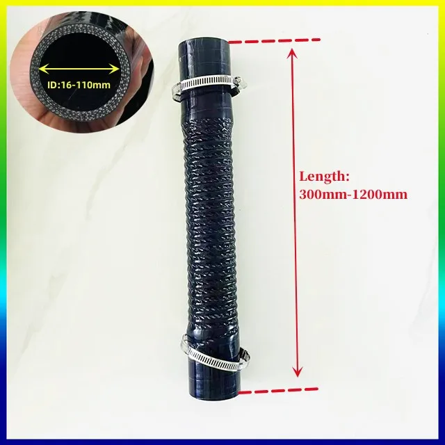 Schwarz Universal Auto Silikon Flexible Schlauch Lufteinlass Rohr Kühler Rohr Ladeluftkühler Rohr Gummi Joiner