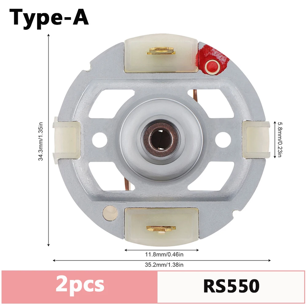 RS550 RS380 RS775 DC Motor Kohlebürstenhalter (2 Stück) – Bild 2