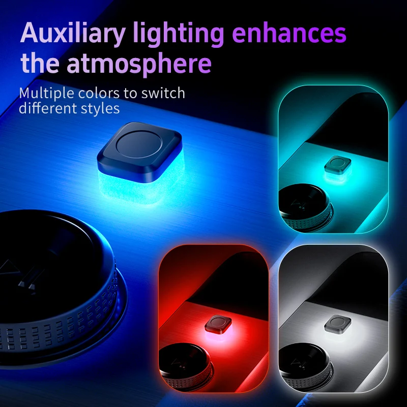 USB Auto Innen Umgebungs Atmosphäre Licht LED Signal Lichter Auto – Bild 3