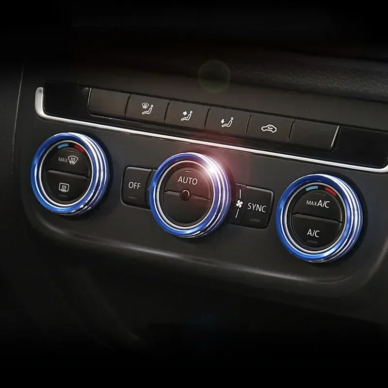 Auto Auto AC Control Ring Trim Abdeckung Auto Innen Zubehör Für VW – Bild 2