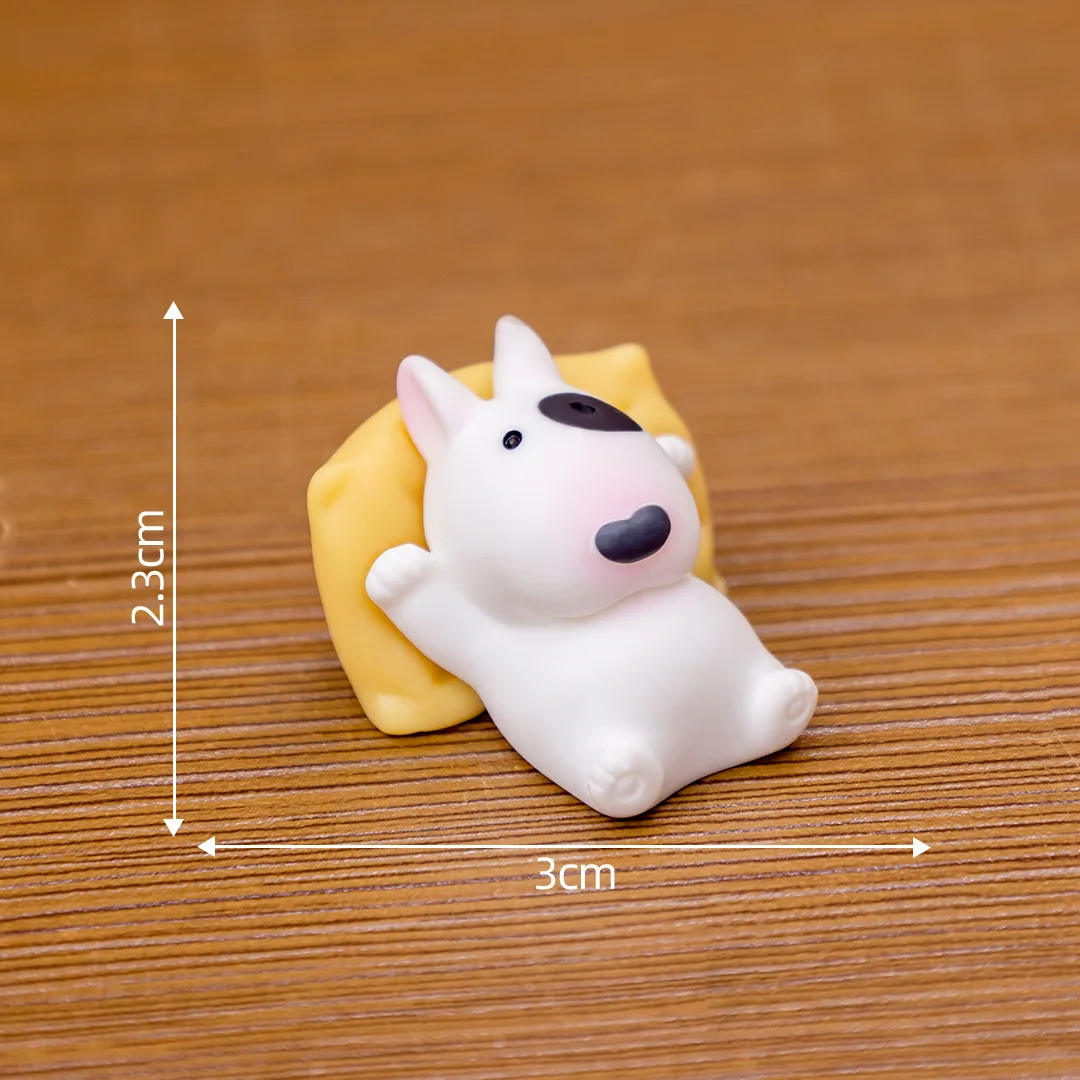 Bullterrier, universelles Autozubehör, niedliche Armaturenbrett-Figur – Bild 4