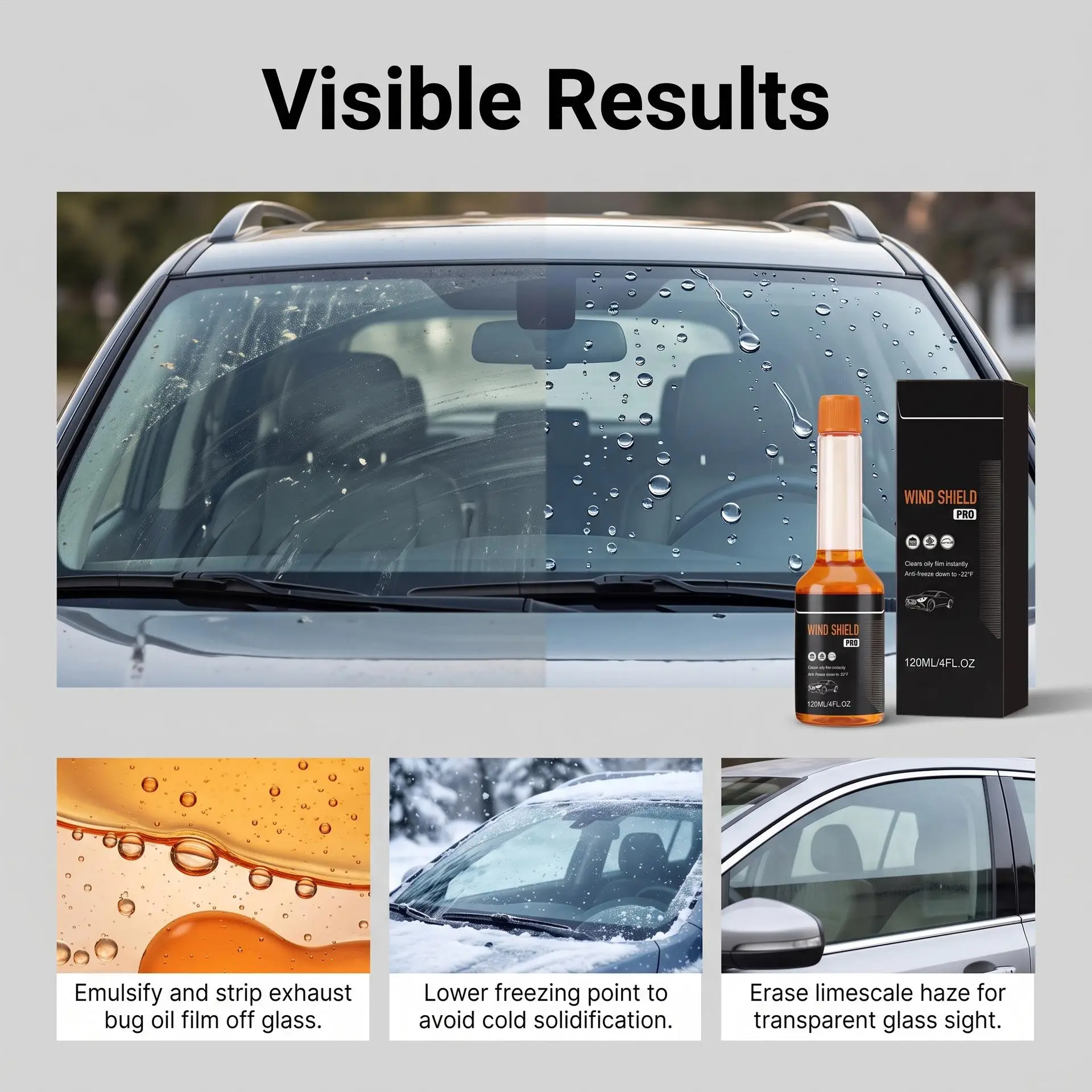 Auto-Windschutzscheiben-Glas-Ölfilm-Entferner, universeller – Bild 2
