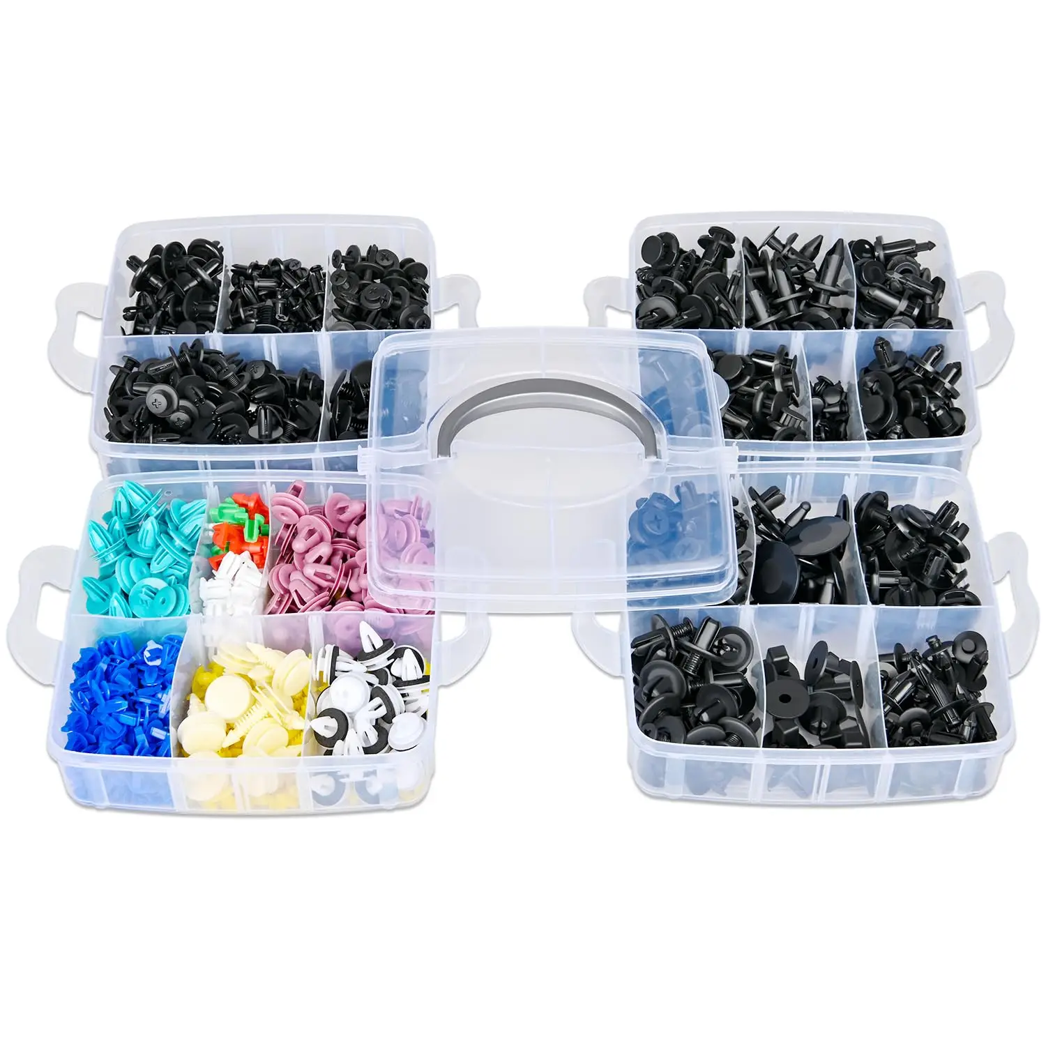 Auto Clips Kit Stoßstange Nieten Befestigungen Auto (925 Stück) – Bild 6