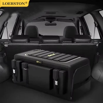 Auto Stamm Lagerung Organizer Mit Deckel Universal Auto Stamm Organizer 70L Lagerung Box Oxford Tuch Falten