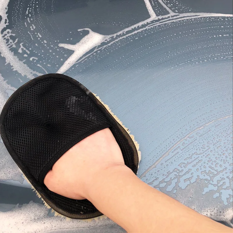 Auto Styling Wolle Weiche Auto Waschen Handschuhe Reinigung Pinsel – Bild 4