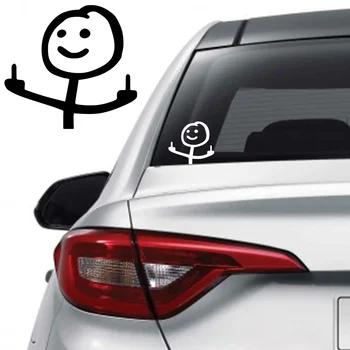 Kreative fk lustige Aufkleber Mittelfinger Styling wasserdichte Abziehbilder Autos LKW Fenster Windschutz