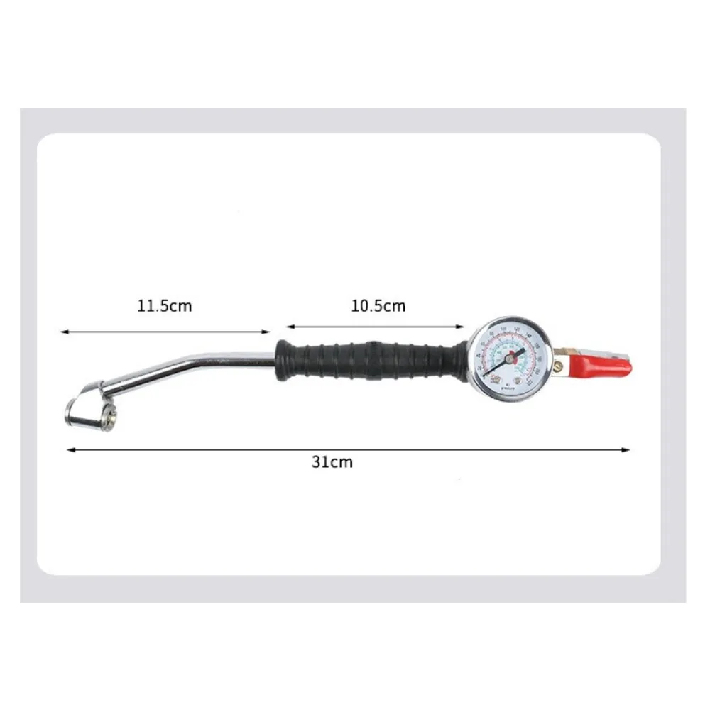 220PSI Luft Reifen Druck Inflator Gauge Ventil Kompressor Auto Van – Bild 3