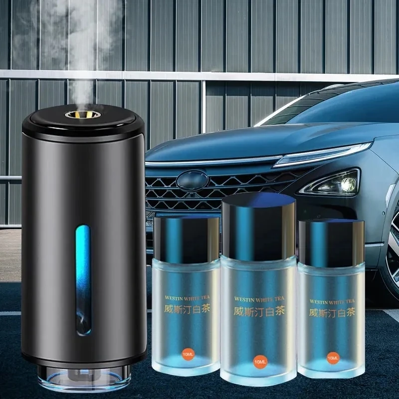 Auto Lufterfrischer Elektrische Auto Aroma Diffusor Auto Air Vent Ätherisches Öl Nebel Luftbefeuchter Duft