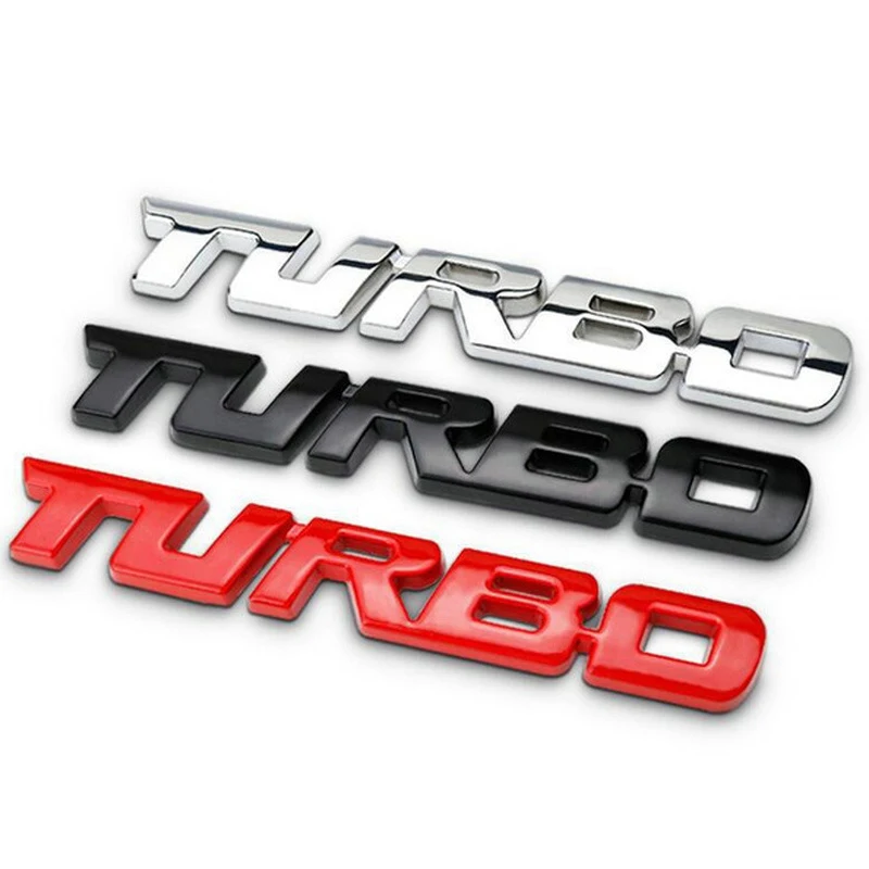 Autoaufkleber, Turbolader, Turbo, Metalllegierung, 3D-Abzeichen – Bild 5
