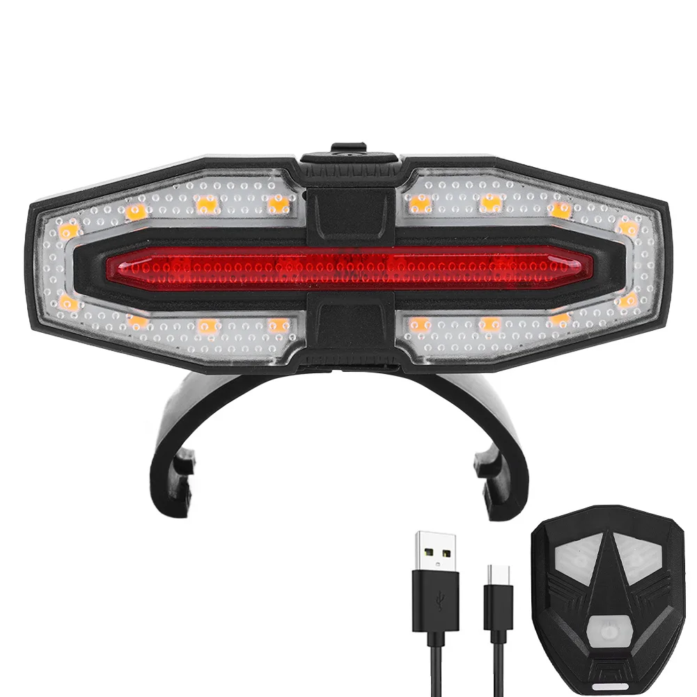 Blinker-Rückleuchte, USB wiederaufladbar, wasserdicht, E-Scooter – Bild 5