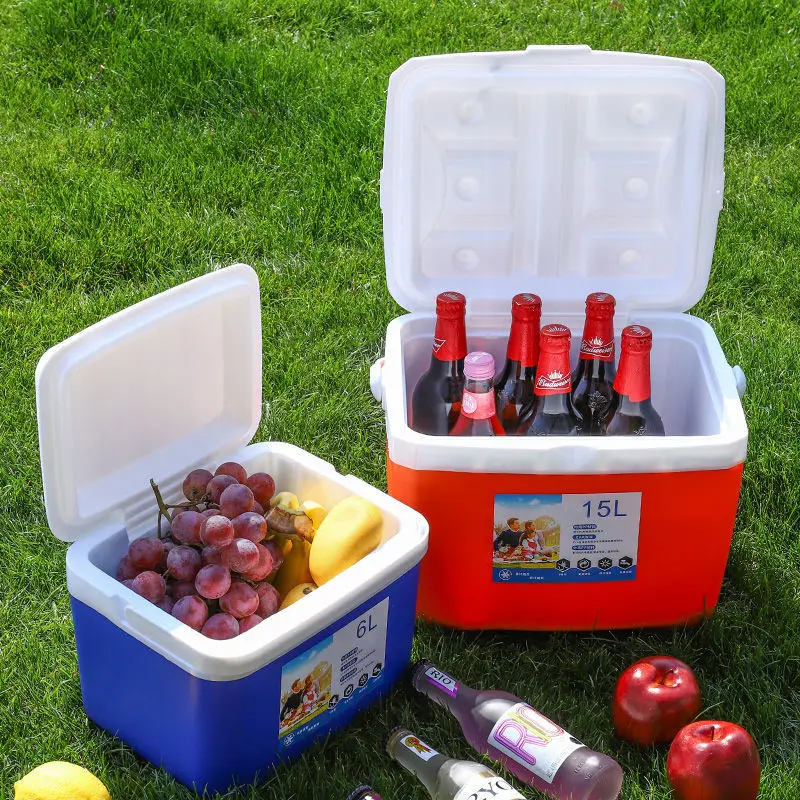 Tragbare, isolierte 12-Liter-Kühlbox - Outdoor-Camping-, Picknick – Bild 2