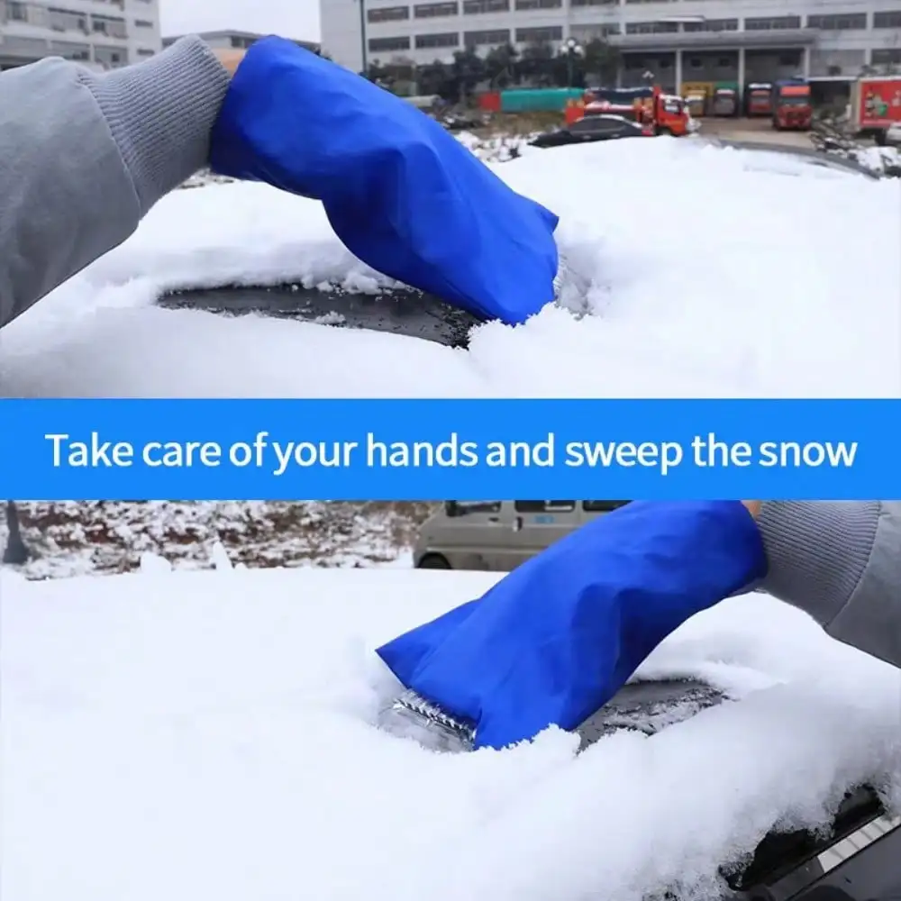 Auto montiert mit Schutzhülle, Winter-Auto-Schneeschaufel – Bild 5