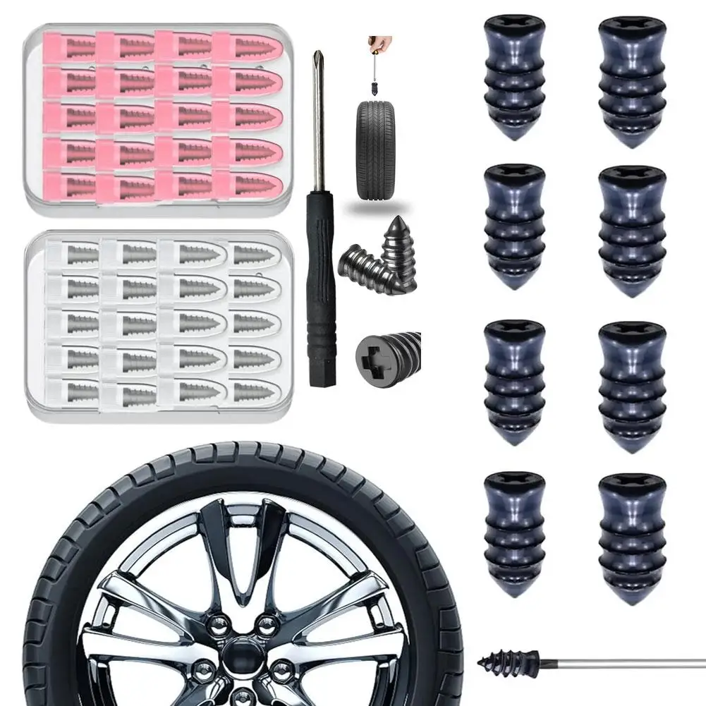 Auto Vakuum Reifen Reparatur Nagel Reifen Reparatur Werkzeug Set Autos – Bild 6