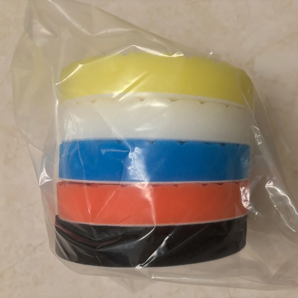 5 Zoll (125 mm) Polierpad-Set Polierer Wachspads Polier-Set (5 Stück) – Bild 5