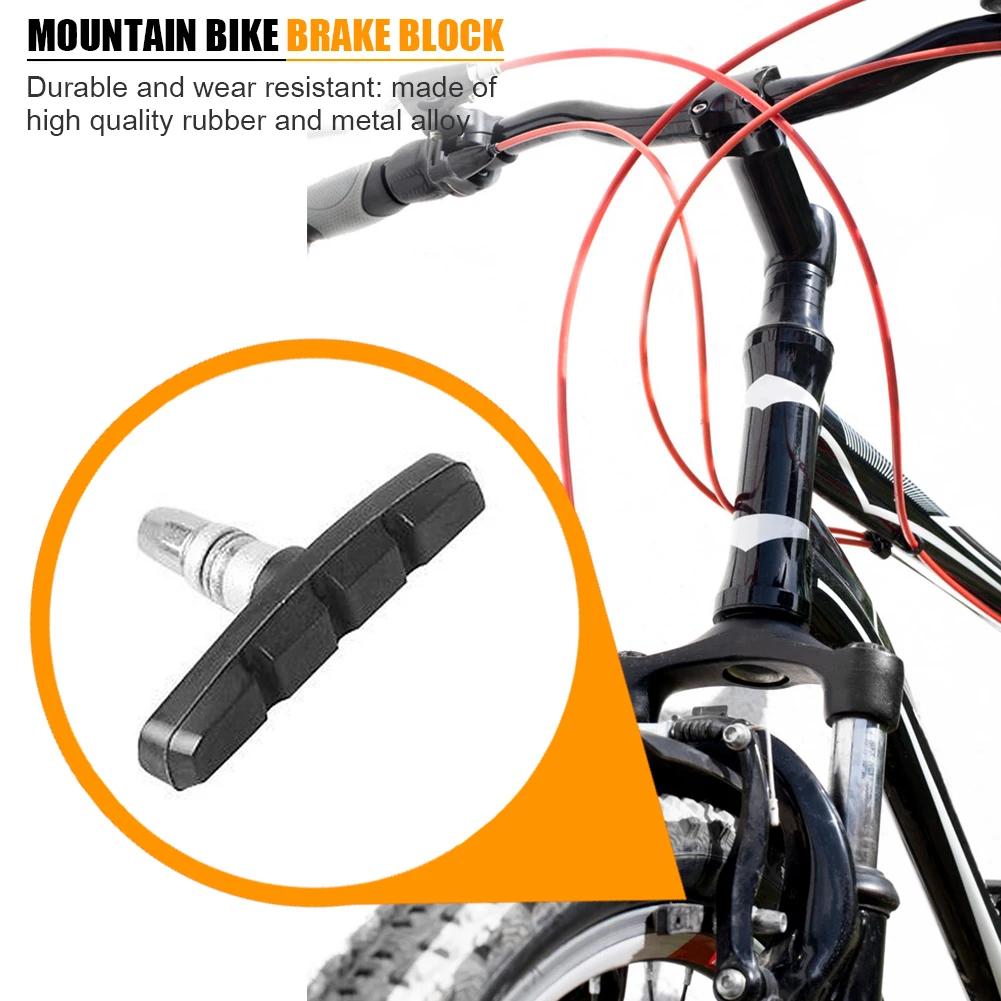 Fahrrad Bremsbeläge Radfahren Fahrrad V Brems Halter Pads Schuhe – Bild 4