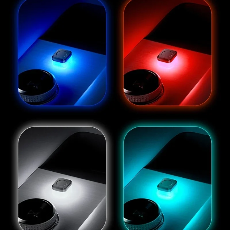 Universal Auto Innen LED Atmosphäre Licht DC5V Fahrzeug Umgebungs – Bild 2