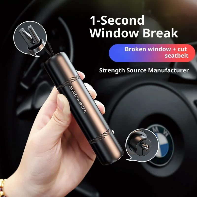 Auto-Fensterbrecher, Sicherheitsgurtschneider, multifunktionaler – Bild 3