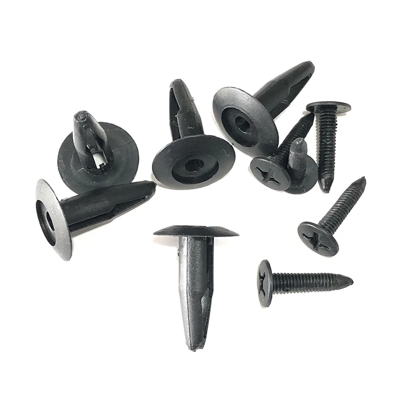 7,5mm Loch Kunststoff Nieten Clip Auto Stoßstange (50 Stück) – Bild 5