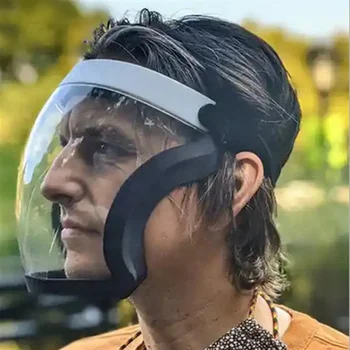 Vollständiger Gesichtsschutz, Anti-Tröpfchen-Maske, Anti-Beschlag, Anti-Spritzschutz, Kopfbedeckung, Brille