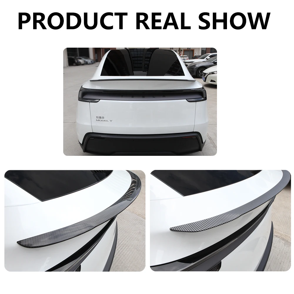 Real Carbon Fiber Hohe Leistung Spoiler Für Tesla Modell Y Juniper – Bild 5