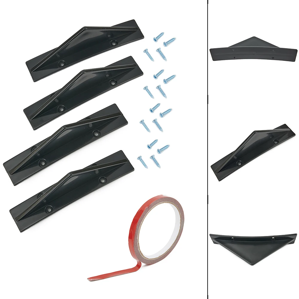 Auto Hinten Lip Diffusor Splitter Spoiler Scratch Protector (4 Stück) – Bild 5