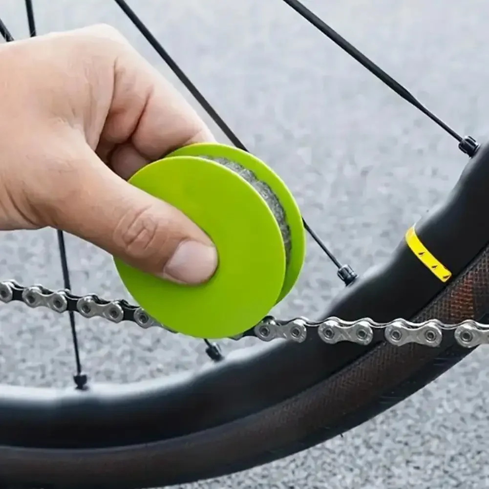 Fahrrad Kette Öler Schmier Disc Fahrrad Wartung Werkzeug Radfahren Getriebe Roller Schmiermittel Fahrrad