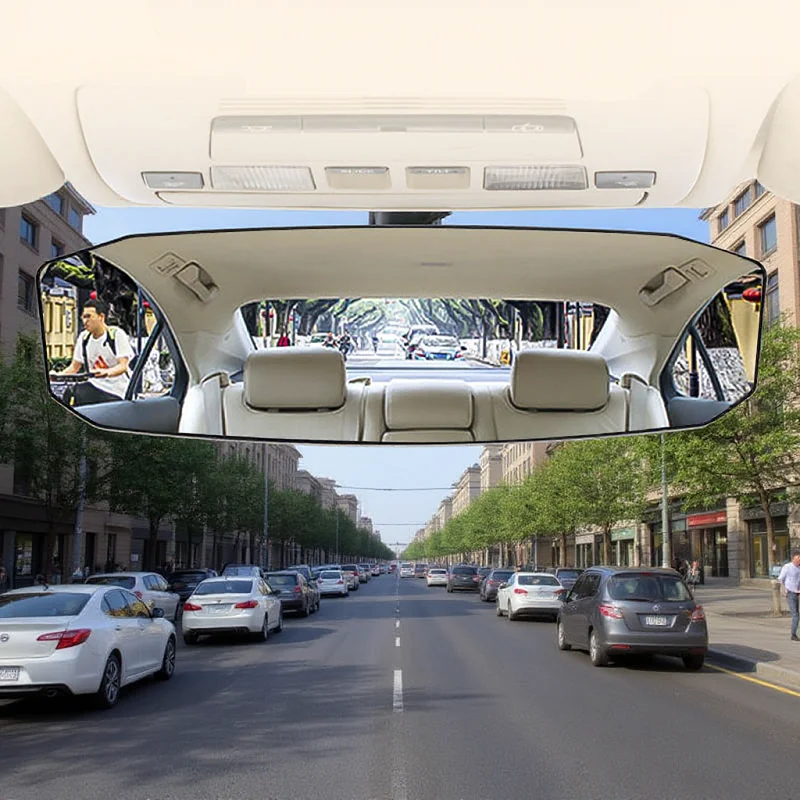 Auto Rückspiegel Weitwinkel Rückspiegel HD Glas Große Vision Universal Auto Spiegel Ersatzteil