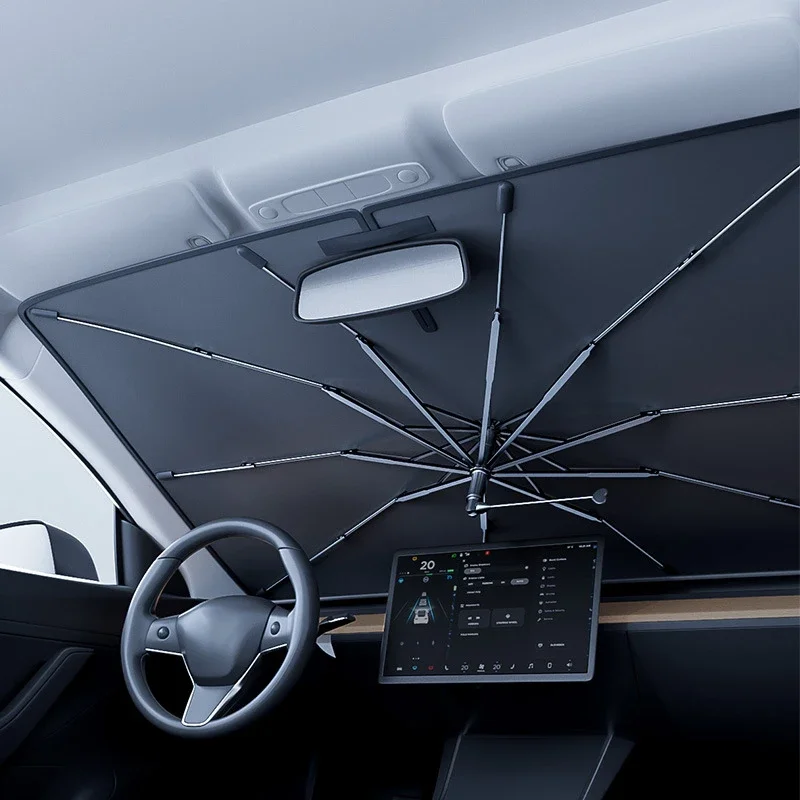 Windschutzscheiben-Sonnenschutzschirm für Auto, Kantenschutz, Sonnenschirm, Auto-Sommersonnenschutz