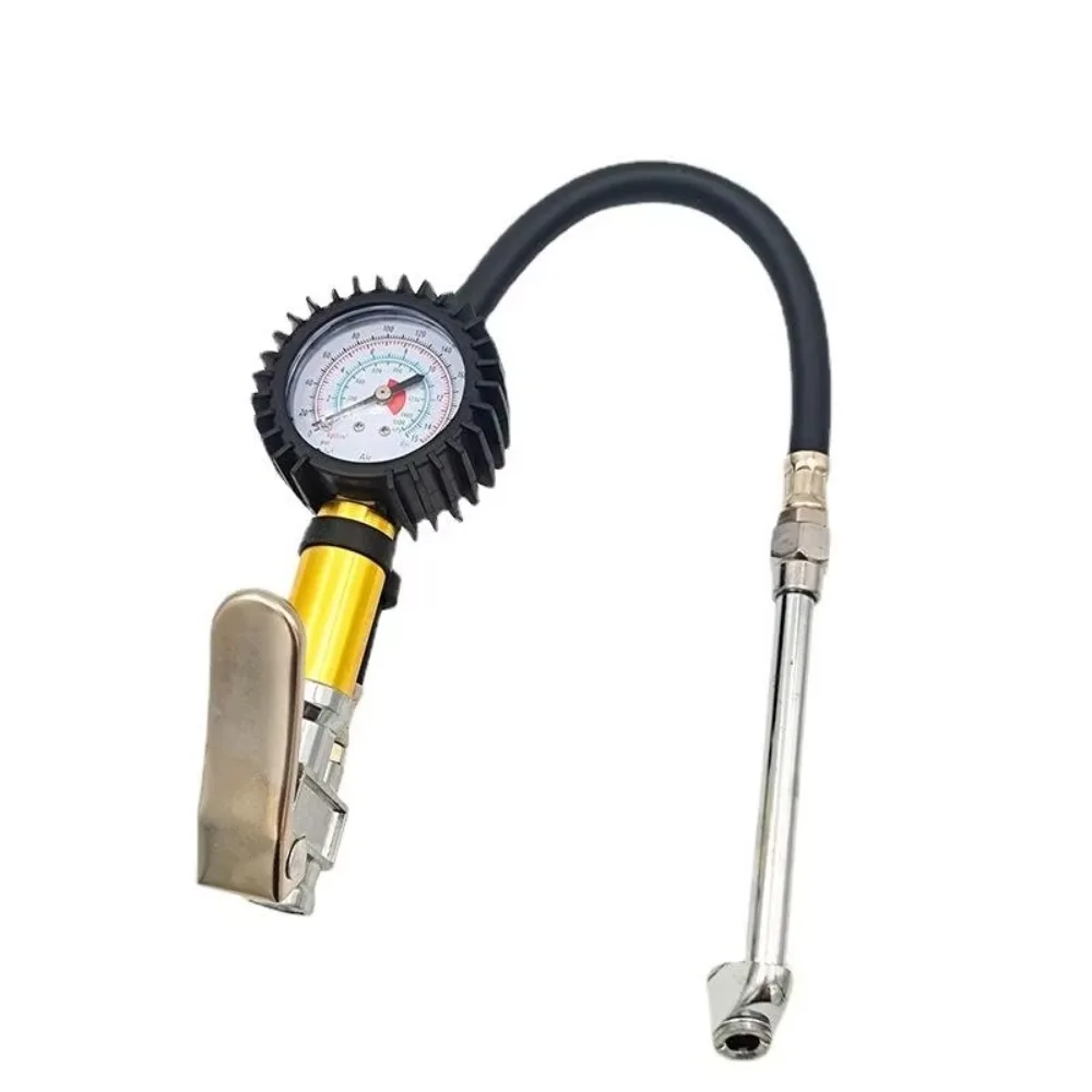 Reifenfüller mit Manometer, tragbare Luftpumpe für Auto, LKW, SUV – Bild 2