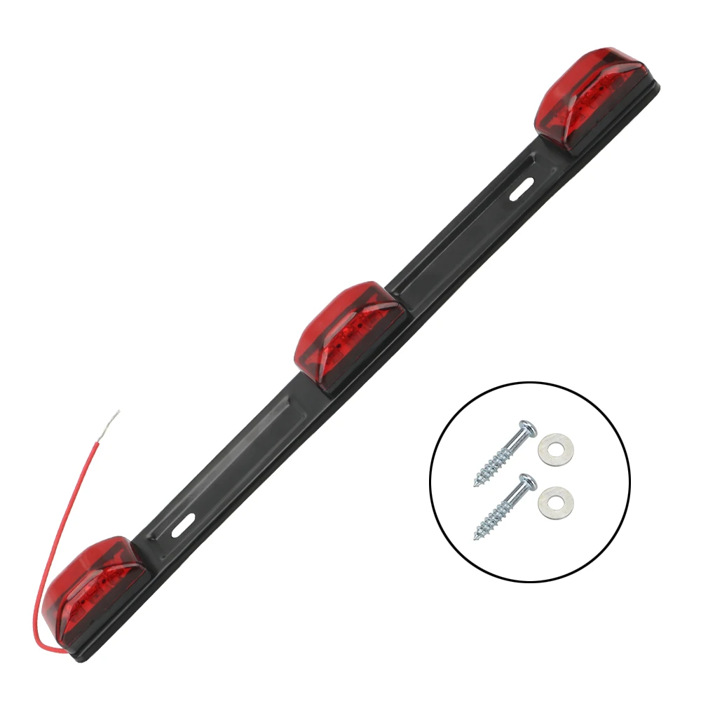 12V Auto Rückleuchten DRL LED Bar Rote Bremse Blinker Lichter Dach Decke Seite Marker Lampen Lkw Anhänger