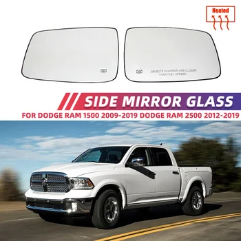 Dodge Ram 1500 2500 2010-2019 Beheiztes Auto-Seitenspiegelglas Links Rechts Ersatz Autozubehör