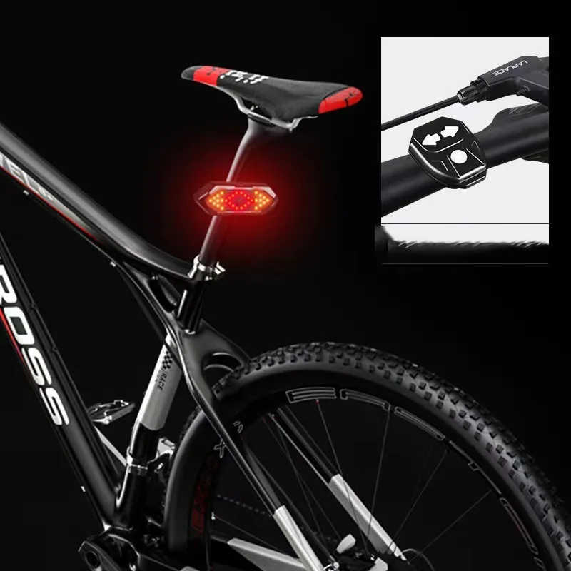 Fahrrad Blinker Rücklicht Drahtlose LED USB Aufladbare Rücklicht – Bild 3