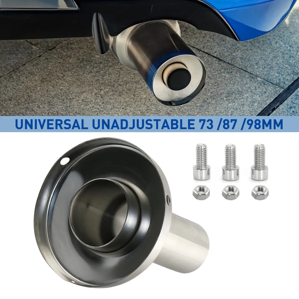 Universell Einstellbarer 3' /3,5' /4'' /4,5'' Auto-Auspuff DB-Killer Edelstahl-Schalldämpfer